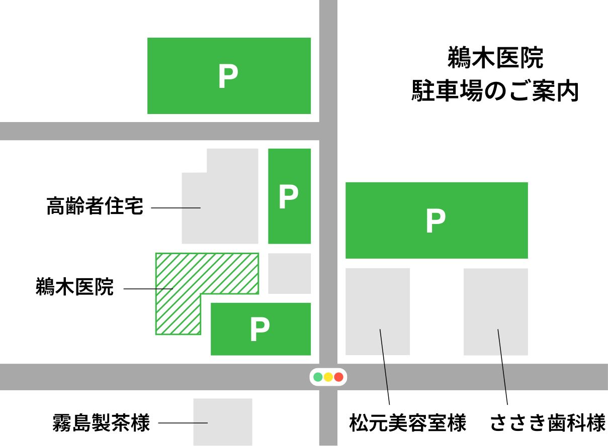 鵜木医院駐車場